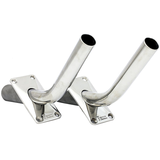 Suncoast Marine and Auto offers Tigress Gunnel Mount Outrigger Holders - Cast 316 S.S. - 1-1/8" I.D.- Pair [88502]