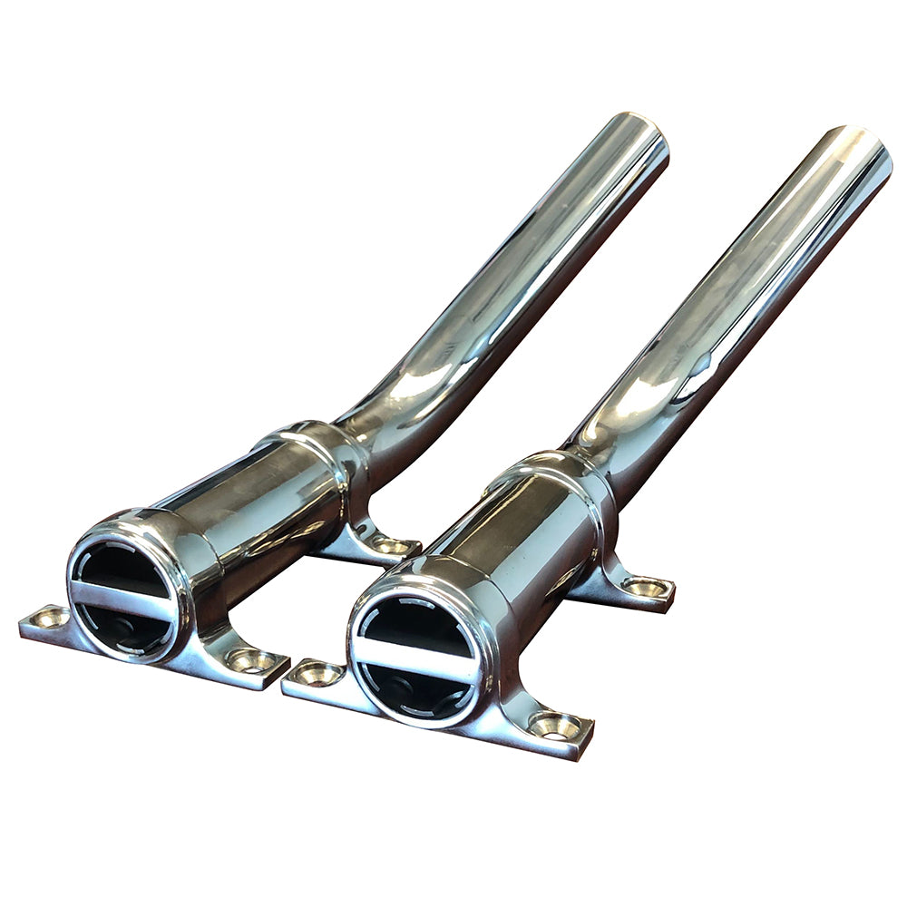 Suncoast Marine and Auto offers Tigress Side Mount Outrigger Holders - Fabricated 304 S.S. - 1-1/8" I.D.-Pair [88504]