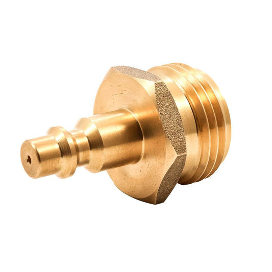 Suncoast Marine and Auto offers Camco Blow Out Plug - Brass - Quick-Connect Style [36143]