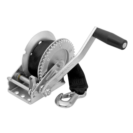 Suncoast Marine and Auto offers Fulton 1,100 lbs. Single Speed Winch w/20' Strap Included [142102]