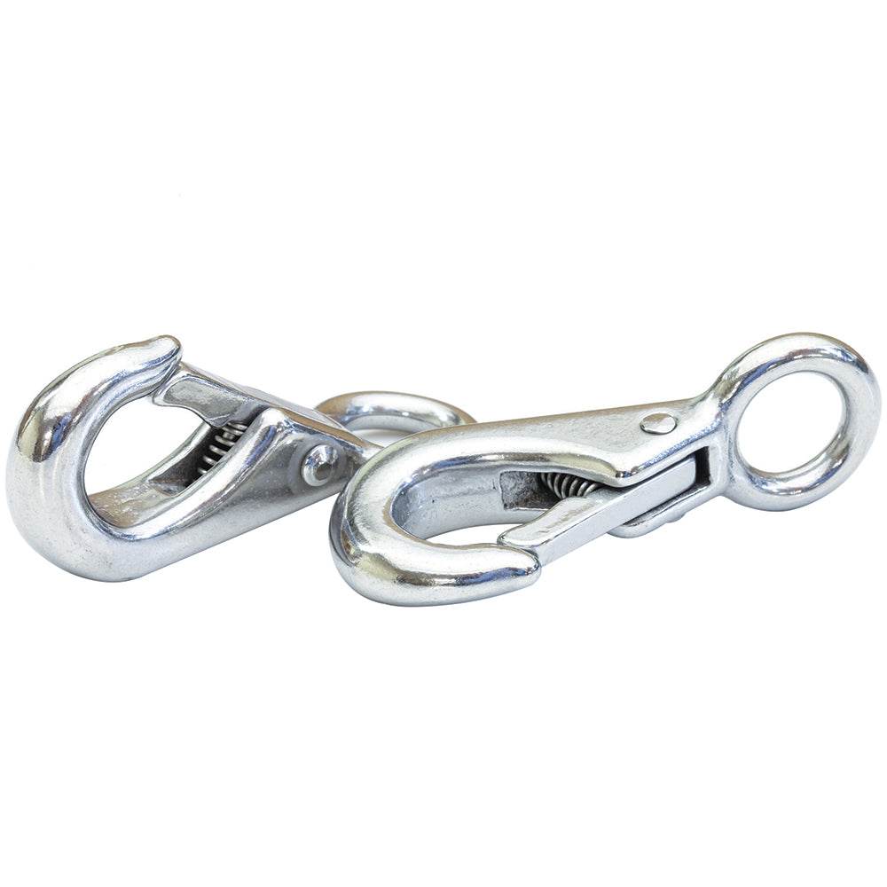 Suncoast Marine and Auto offers Tigress 316 Stainless Steel Snap Hooks - Pair [88664]