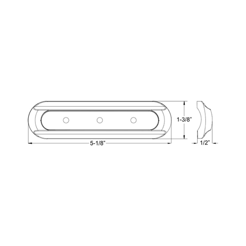 Suncoast Marine and Auto offers TACO 4-LED Deck Light - Flat Mount - White Housing [F38-8800W-1]