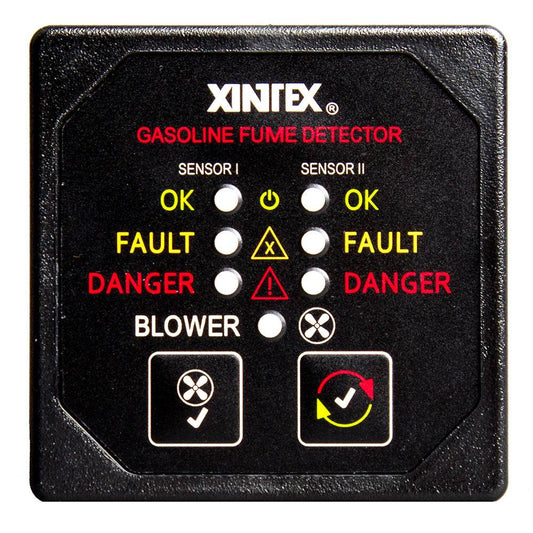 Suncoast Marine and Auto offers Fireboy-Xintex Gasoline Fume Detector w/Dual Channel Blower Control - 12/24V [G-2BB-R]