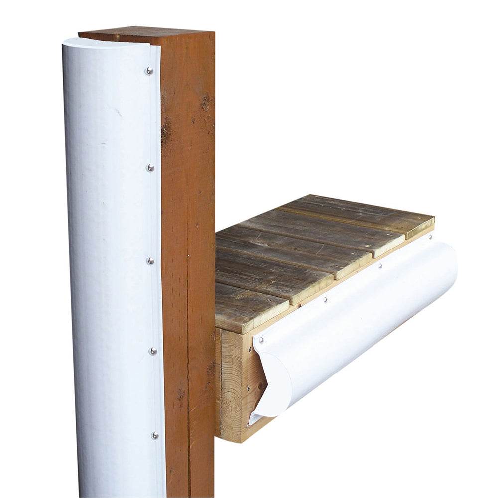 Suncoast Marine and Auto offers Dock Edge Piling Bumper - One End Capped - 6' - White [1020-F]