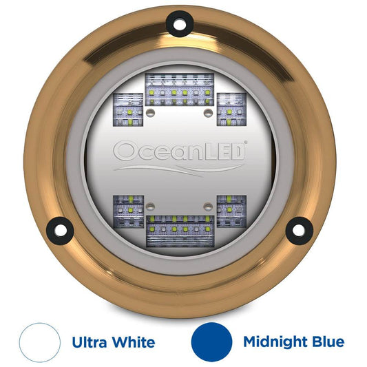 Suncoast Marine and Auto offers OceanLED Sport S3124s Underwater LED Light - Ultra White/Midnight Blue [012103BW]