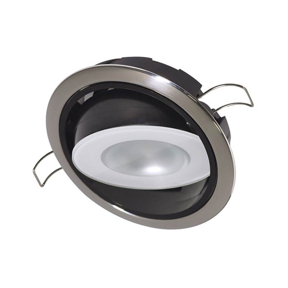 Suncoast Marine and Auto offers Lumitec Mirage Positionable Down Light - Spectrum RGBW Dimming - Polished Bezel [115117]