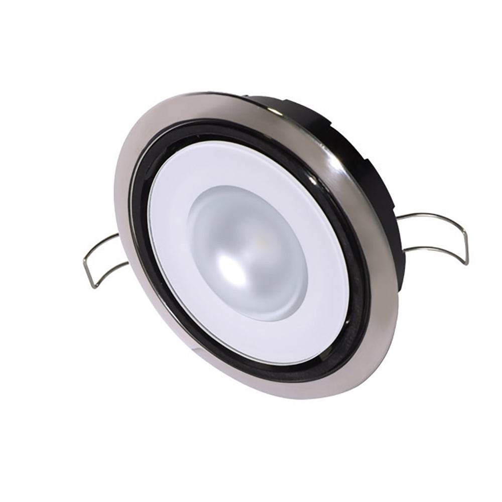 Suncoast Marine and Auto offers Lumitec Mirage Positionable Down Light - Spectrum RGBW Dimming - Polished Bezel [115117]