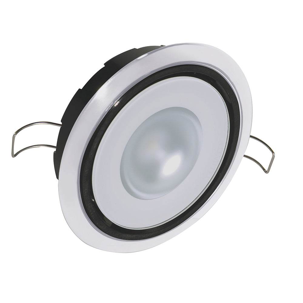 Suncoast Marine and Auto offers Lumitec Mirage Positionable Down Light - Spectrum RGBW Dimming - White Bezel [115127]