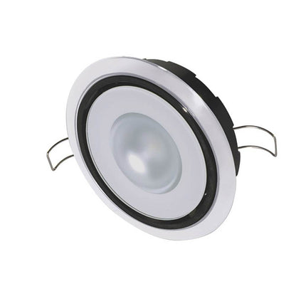 Suncoast Marine and Auto offers Lumitec Mirage Positionable Down Light - Spectrum RGBW Dimming - White Bezel [115127]