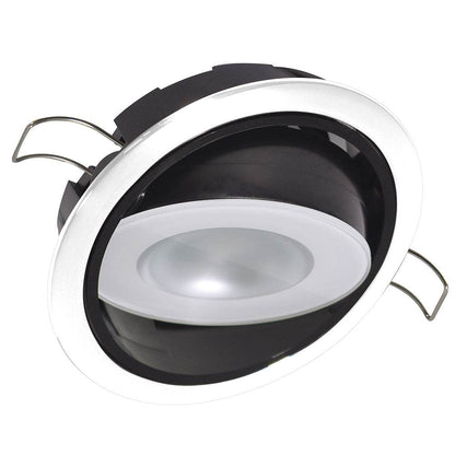 Suncoast Marine and Auto offers Lumitec Mirage Positionable Down Light - Spectrum RGBW Dimming - White Bezel [115127]