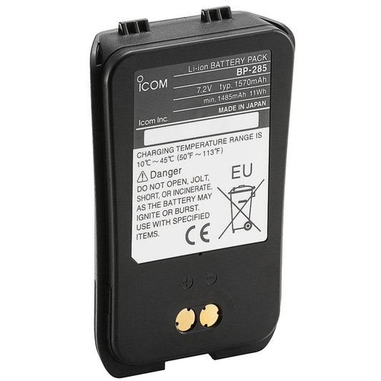 Suncoast Marine and Auto offers Icom BP285 Li-ion 7.2V 1570mAh Battery f/M93D [BP285]