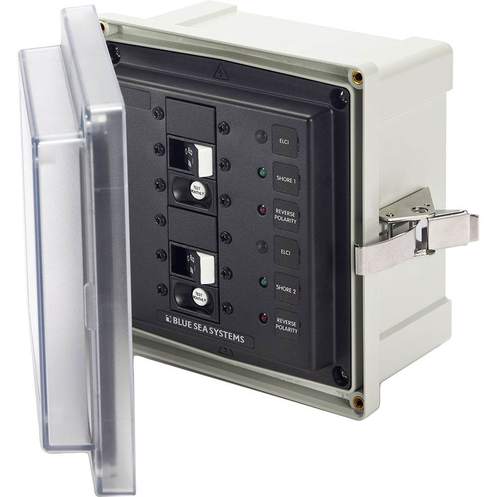 Suncoast Marine and Auto offers Blue Sea 3117 - SMS Panel Enclosure w/2 ELCI (30A) - 120V AC [3117]