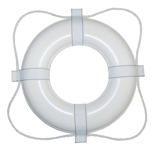 Suncoast Marine and Auto offers Taylor Made White 30" Foam Ring Buoy w/White Grab Line [380]