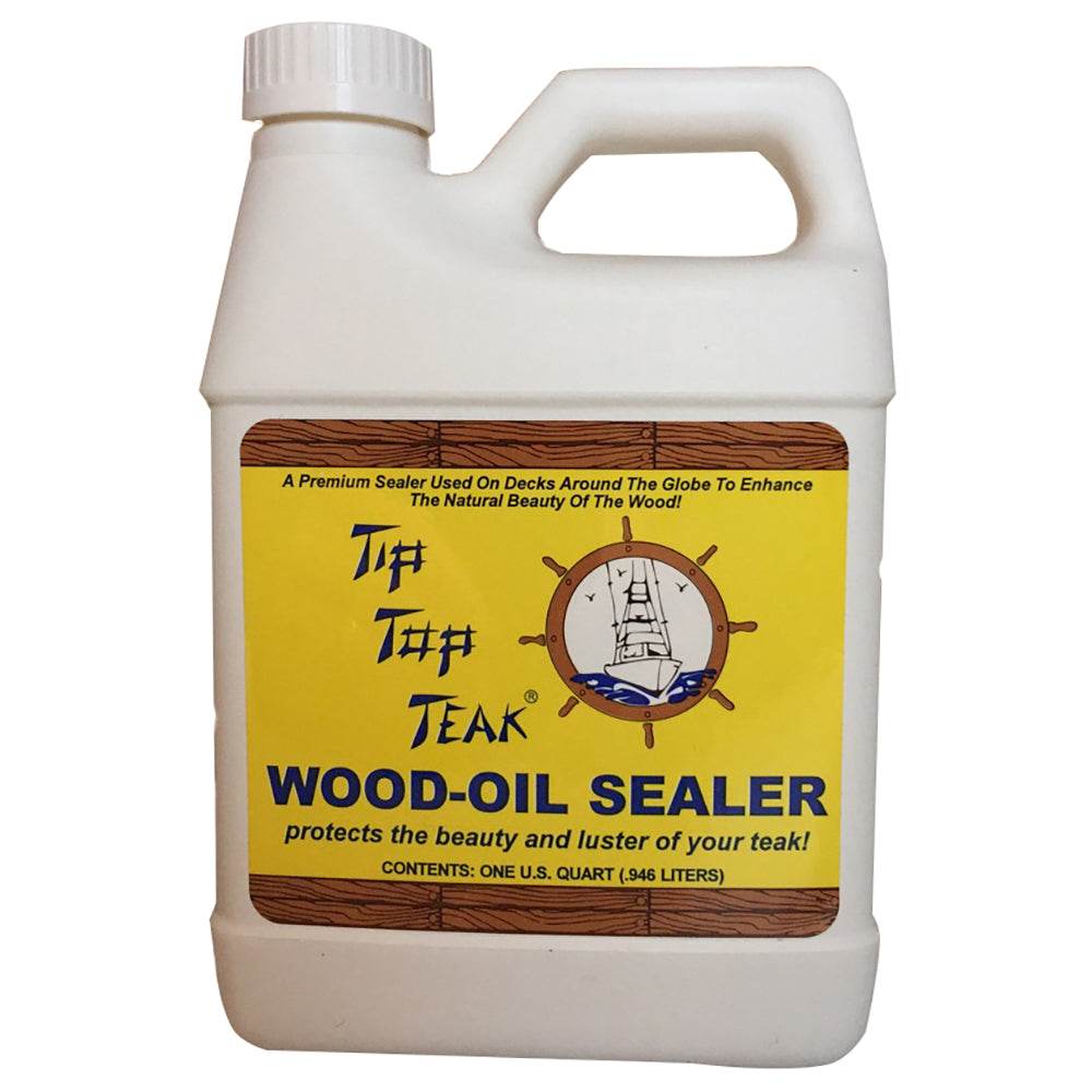 Suncoast Marine and Auto offers Tip Top Teak Wood Oil Sealer - Quart [TS 1001]