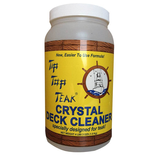 Suncoast Marine and Auto offers Tip Top Teak Crystal Deck Cleaner - Half Gallon (4lbs 3oz) [TC 2001]