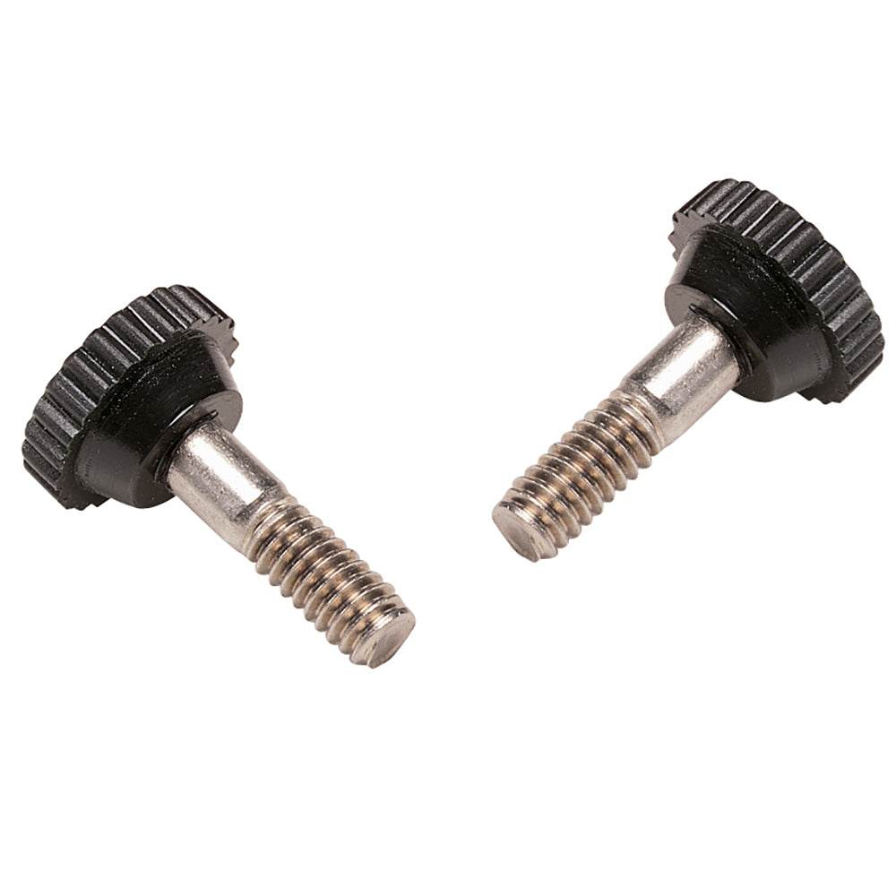 Suncoast Marine and Auto offers Taylor Made Bimini Hinge Thumb Screws Black - Pair [11736]