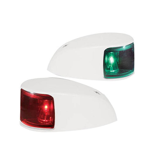 Suncoast Marine and Auto offers Hella Marine NaviLED Deck Mount Port & Starboard Pair - 2nm - Colored Lens/White Housing [980620811]