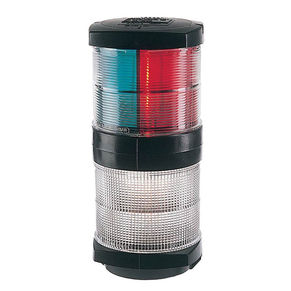 Suncoast Marine and Auto offers Hella Marine Tri-Color Navigation Light/Anchor Navigation Lamp- Incandescent - 2nm - Black Housing - 12V [002984601]