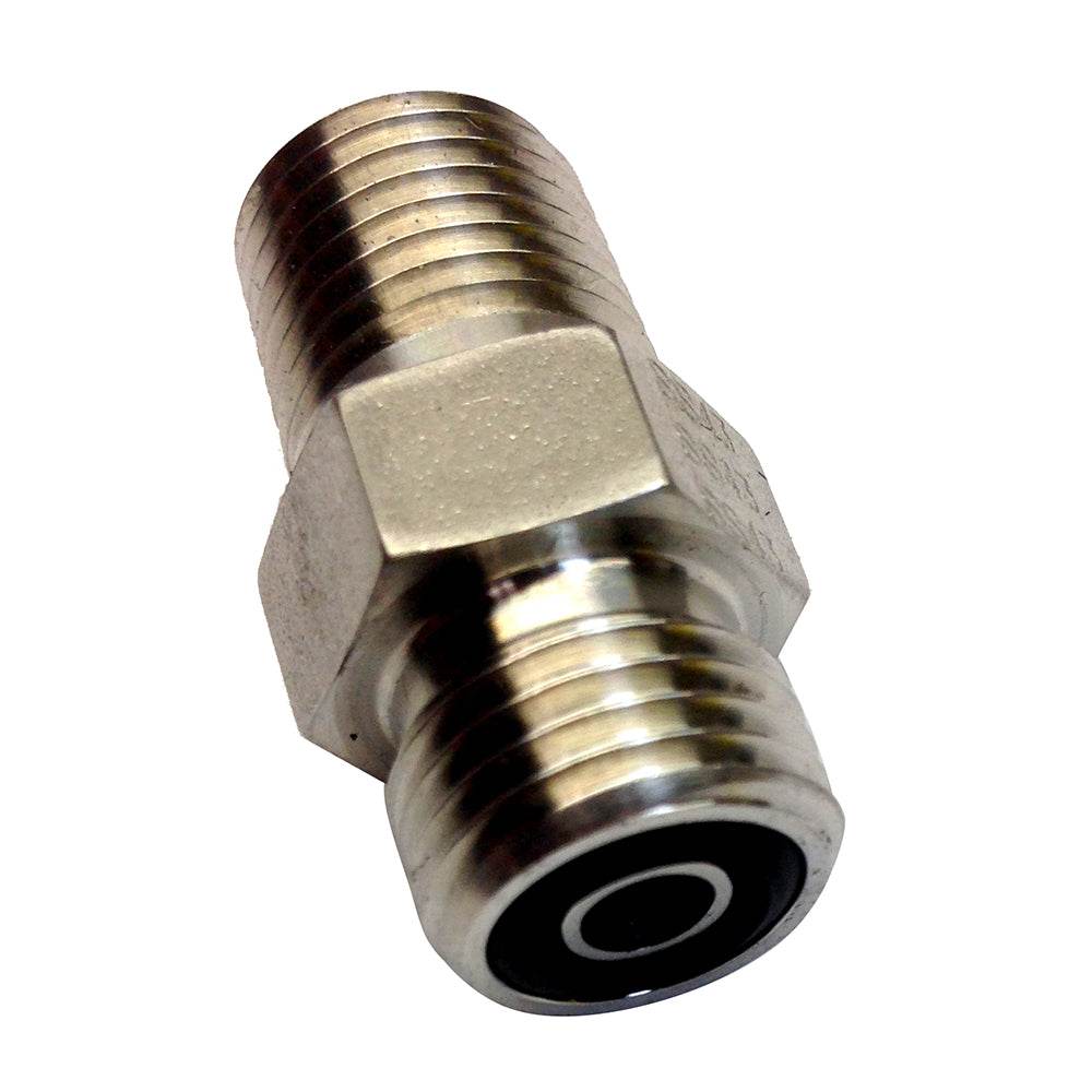 Suncoast Marine and Auto offers Uflex Powertech Male Connector f/Autopilot to ORF Hose [UPS 4-4 FLO-SS]