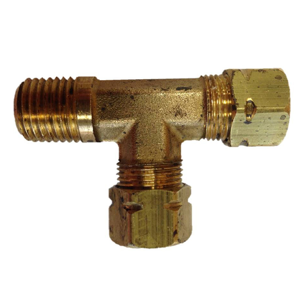 Suncoast Marine and Auto offers Uflex Male Run T-Fitting - 3/8" x 3/8" Tube x 1/4" NPT [171CA-6-4]