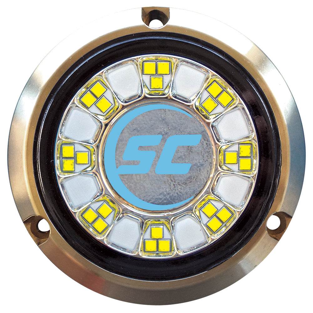 Suncoast Marine and Auto offers Shadow-Caster SCR-24 Bronze Underwater Light - 24 LEDs - Bimini Blue [SCR-24-BB-BZ-10]