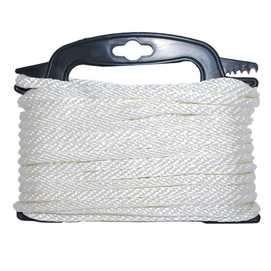 Suncoast Marine and Auto offers Attwood Braided Nylon Rope - 3/16" x 100' - White [117553-7]