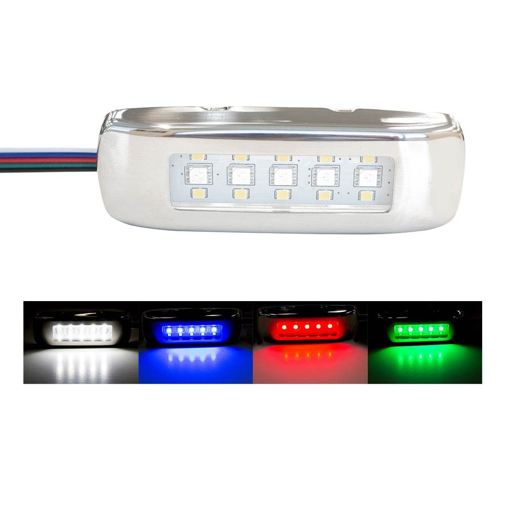 Suncoast Marine and Auto offers Innovative Lighting RGBW Tri-Lite w/Stainless Steel Bezel [055-43250-7]