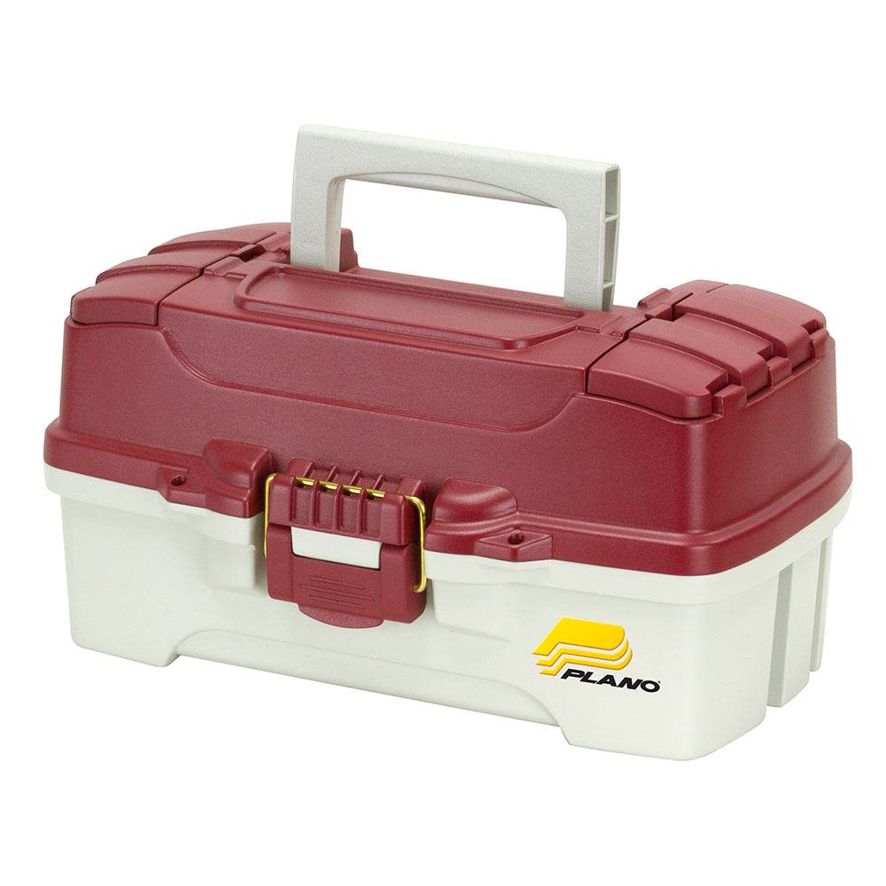 Suncoast Marine and Auto offers Plano 1-Tray Tackle Box w/Duel Top Access - Red Metallic/Off White [620106]