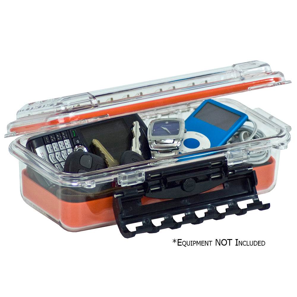 Suncoast Marine and Auto offers Plano Waterproof Polycarbonate Storage Box - 3500 Size - Orange/Clear [145000]