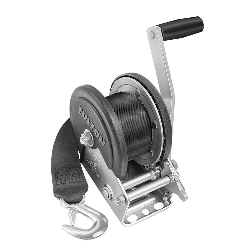 Suncoast Marine and Auto offers Fulton 1500lb Single Speed Winch w/20 Strap Cover [142208]