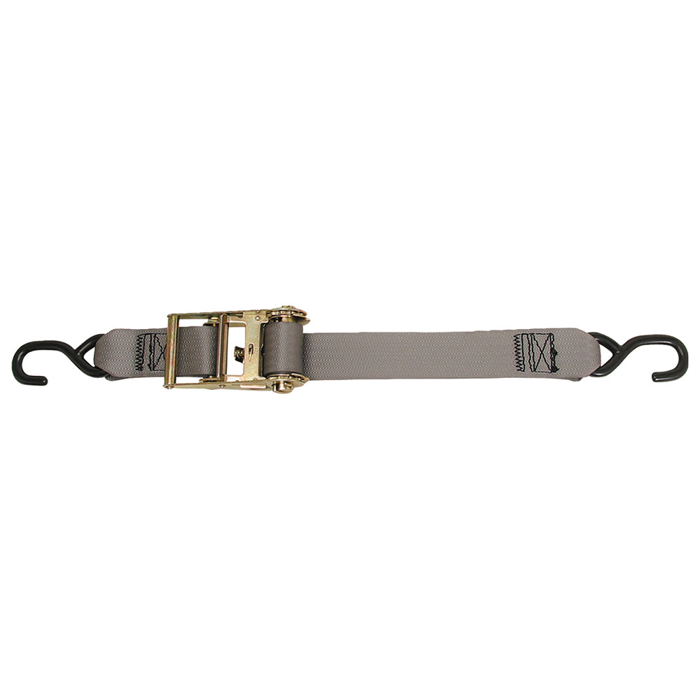 Suncoast Marine and Auto offers CargoBuckle Multipurpose Ratchet Strap Tie-Down w/S-Hooks - 2" x 15 [F13758]