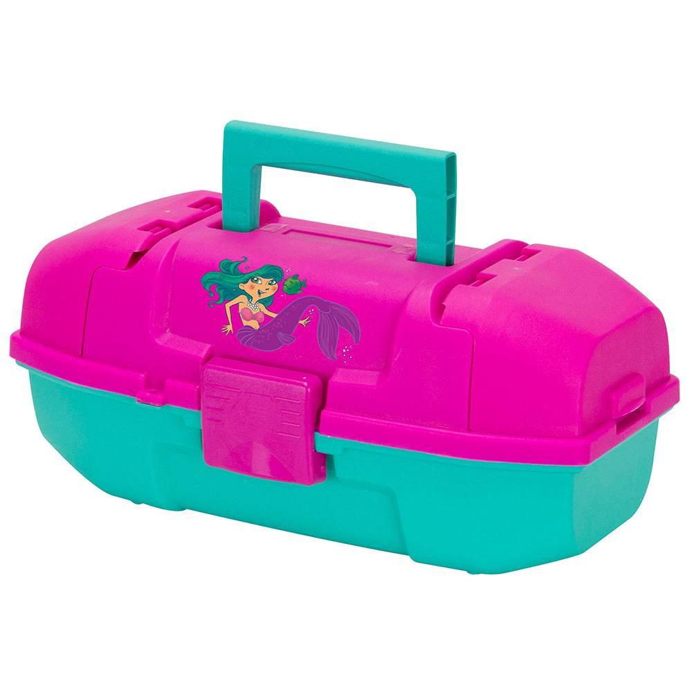 Suncoast Marine and Auto offers Plano Youth Mermaid Tackle Box - Pink/Turquoise [500102]