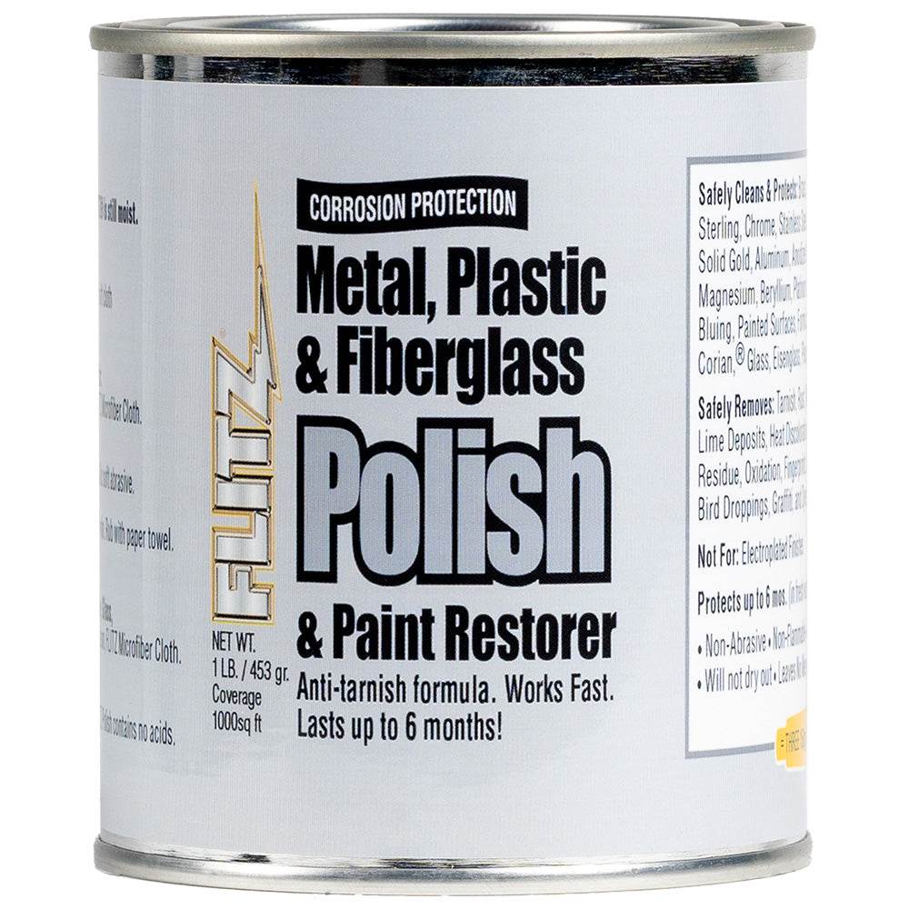 Suncoast Marine and Auto offers Flitz Metal, Plastic Fiberglass Polish Paste - 1.0lb [CA 03516-6]