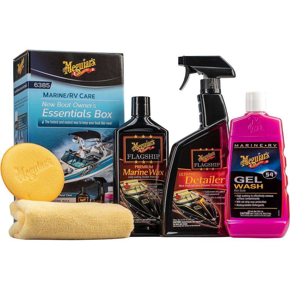 Suncoast Marine and Auto offers Meguiars New Boat Owners Essentials Kit [M6385]