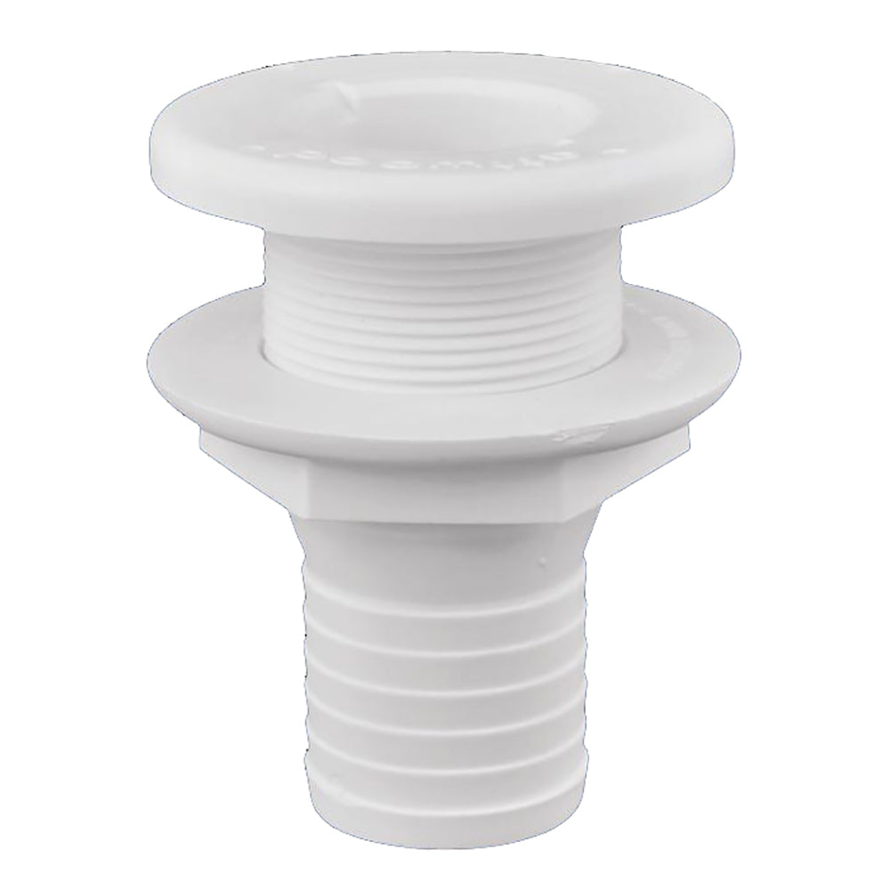 Suncoast Marine and Auto offers Attwood Plastic Thru-Hull Fitting - 1-1/2" - White [3875-3]