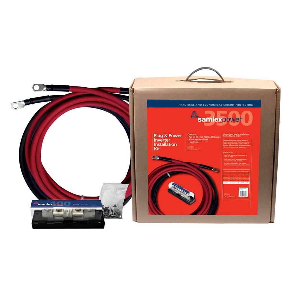 Suncoast Marine and Auto offers Samlex 400A Inverter Installation Kit f/3500W Inverter [DC-3500-KIT]