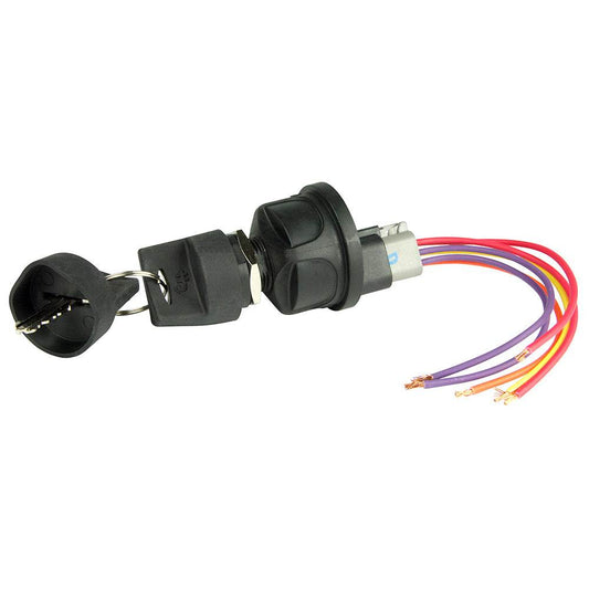 Suncoast Marine and Auto offers BEP 4-Position Sealed Nylon Ignition Switch - Accessory/OFF/Ignition Accessory/Start [1001603]