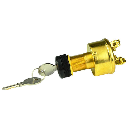 Suncoast Marine and Auto offers BEP 4-Position Brass Ignition Switch - Accessory/OFF/Ignition Accessory/Start [1001609]