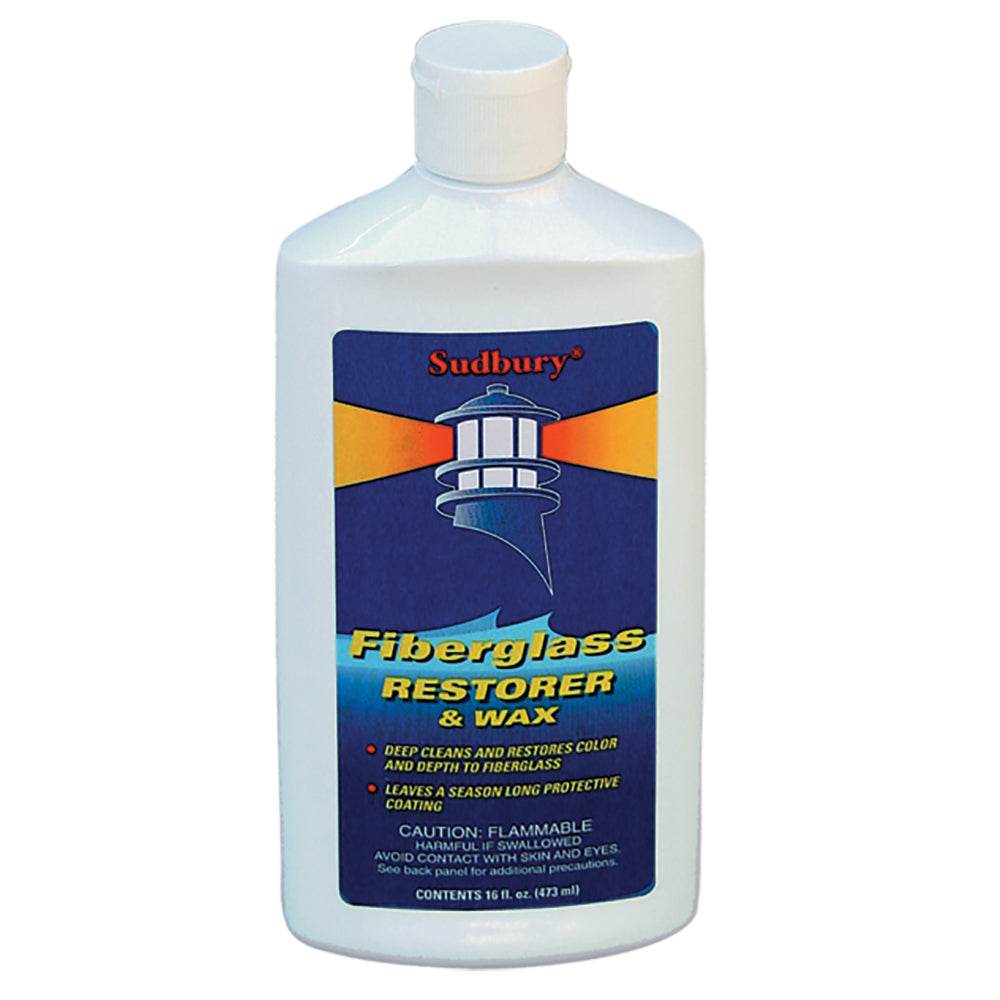 Suncoast Marine and Auto offers Sudbury One Step Fiberglass Restorer Wax - 16oz Liquid [413]