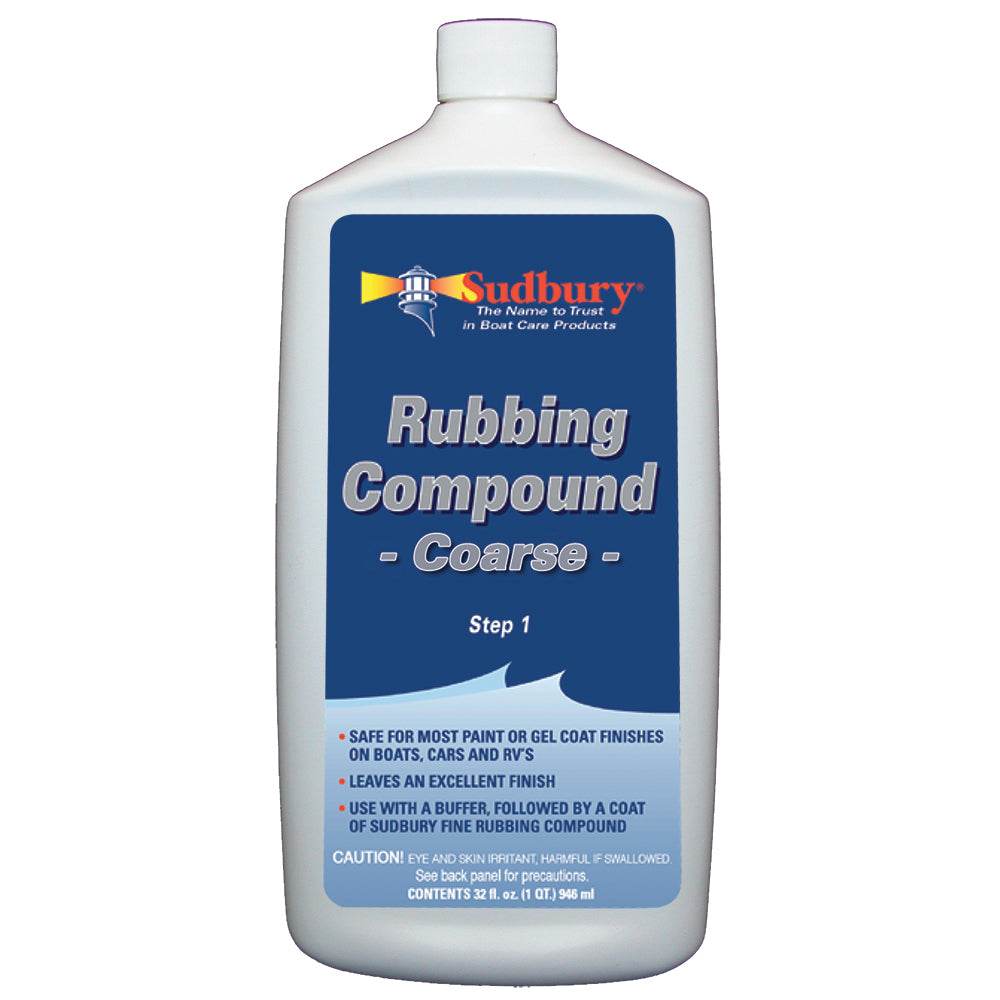 Suncoast Marine and Auto offers Sudbury Rubbing Compound Coarse - Step 1 - 32oz Fluid [444]