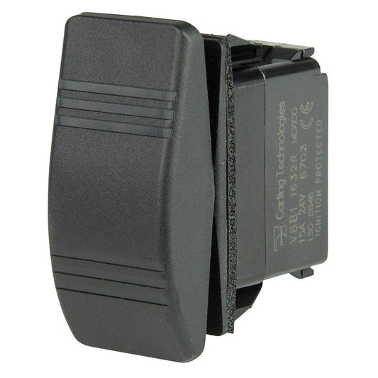 Suncoast Marine and Auto offers BEP SPDT Contura Switch - 2-LEDs - (ON)/OFF/(ON) [1001804]