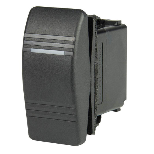 Suncoast Marine and Auto offers BEP DPDT Contura Switch - 1-Amber LED - ON/OFF/(ON) [1001807]