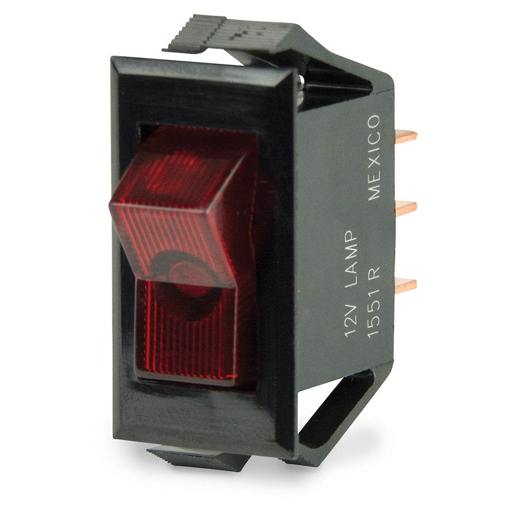 Suncoast Marine and Auto offers BEP Illuminated SPST Rocker Switch - Red LED - 12V - OFF/ON [1001705]