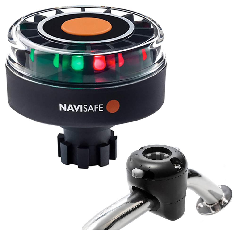 Suncoast Marine and Auto offers Navisafe Navilight Tricolor 2NM w/Navibolt Base Rail Mount - Black [342KIT]