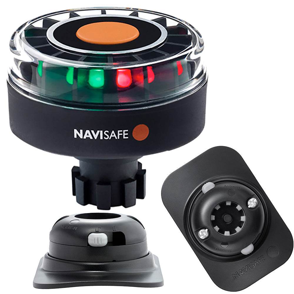 Suncoast Marine and Auto offers Navisafe Navilight Tricolor 2NM w/Navibolt Base RIB Mount - Black [342KIT2]