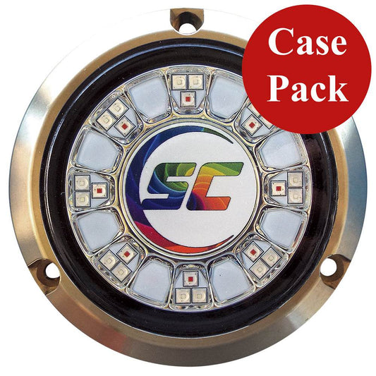 Suncoast Marine and Auto offers Shadow- Caster SCR-24 Bronze Underwater Light - 24 LEDs - Full Color Changing - *Case of 4* [SCR-24-CC-BZ-10CASE]