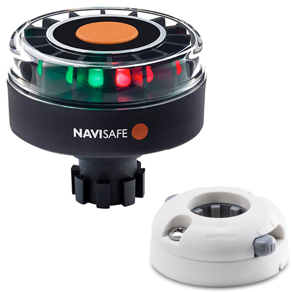 Suncoast Marine and Auto offers Navisafe Navilight Tricolor 2NM w/Navibolt Base Horizontal Mount - White [342KIIT5]