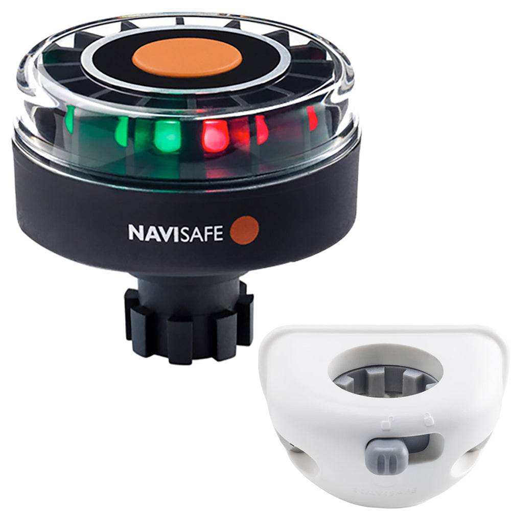 Suncoast Marine and Auto offers Navisafe Navilight Tricolor 2NM w/Navibolt Base Vertical Mount - White [342KIT6]