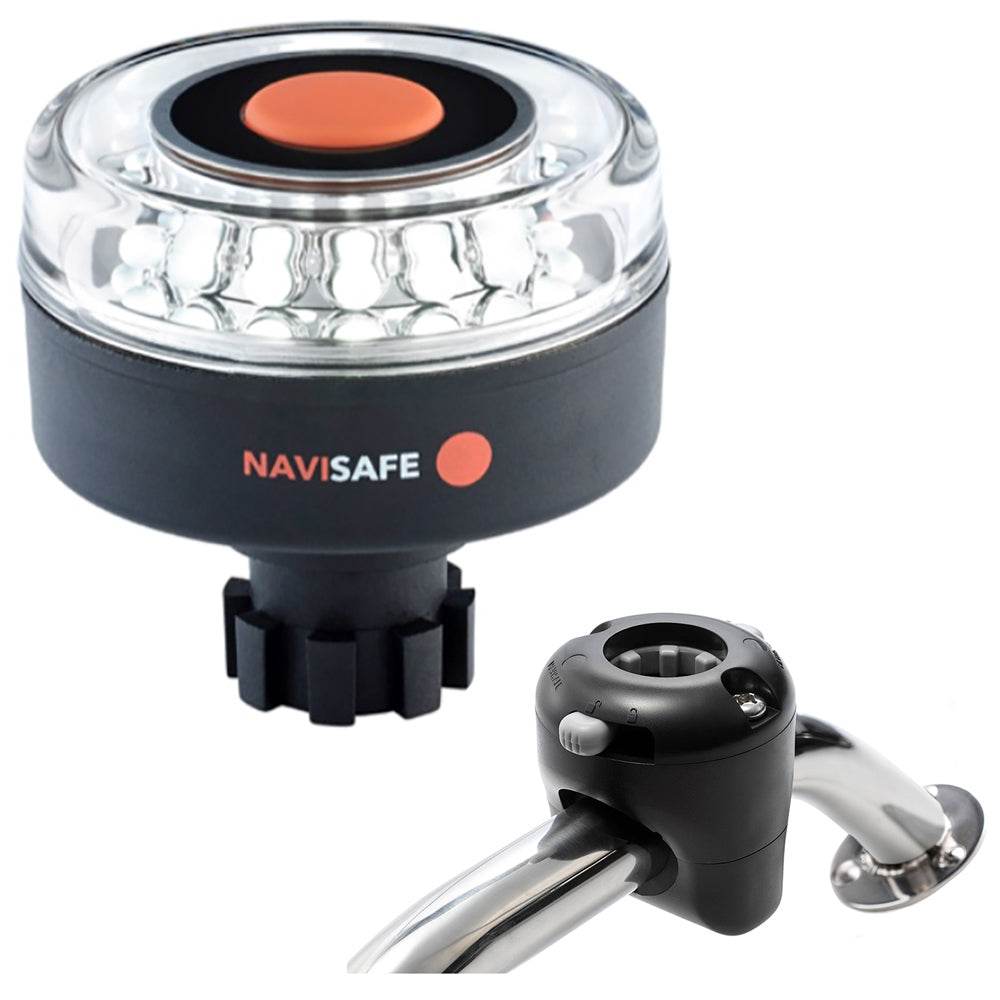 Suncoast Marine and Auto offers Navisafe Navilight 360 2NM w/Navibolt Base Rail Mount - Black [042KIT]