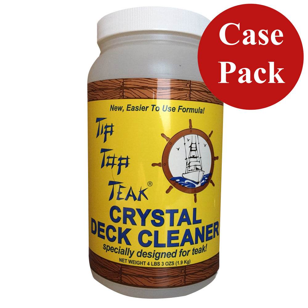 Suncoast Marine and Auto offers Tip Top Teak Tip Top Teak Crystal Deck Cleaner - Half Gallon (4lbs 3oz) - *Case of 6* [TC 2001CASE]